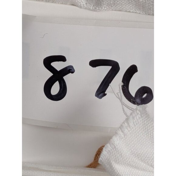 Quince European Linen Dream Quilt 3PC Set Color White Size King/Cal King -New- - Picture 8 of 8